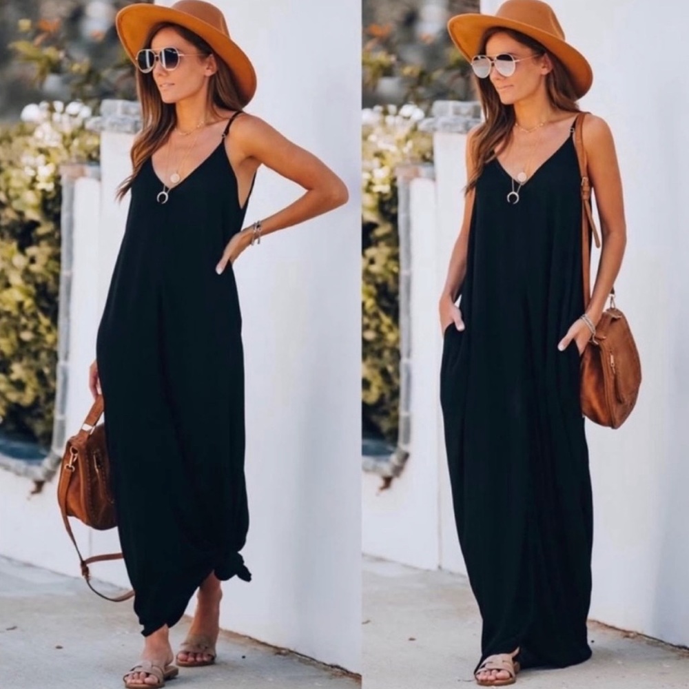 VICI SNAKESKIN POCKETED MAXI DRESS